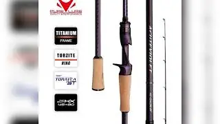 #PURELURE ACUTEVIOLET Regular Fast Action Rod TZ Ring TITANIUM FRAME 6FT Spinning and Casting Bass