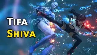 Tifa Smacks Around Shiva Hard Mode (Metal Knuckle)