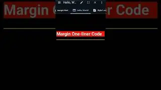 Margin Shorthand CSS Property | Easy Trick to Write One liner Margin Property 