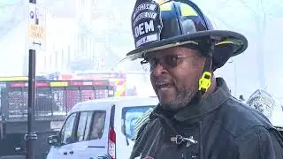 Officials provide update on massive downtown fire