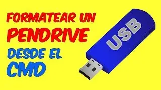 FORMATEAR MEMORIAS USB con CMD Formateo de PENDRIVE desde Consola CMD 2026