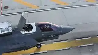 USMC F-35B field carrier landing practices (FCLP) at Marine Corps Air Station Yuma, Ariz.