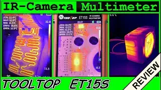 Warum es unverzichtbar ist... ToolTop ET15S Wärmebild Kamera inkl. Macro & Multimeter, Software