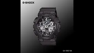 워치 페이스 제작 WFS(갤럭시워치) - G-SHOCK GA-100CF-8A #2