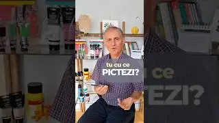 🎨 Ulei sau acrilice? Află ce tip de culori ți se potrivește! #shorts #pictura #artartist