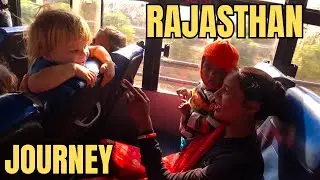 Foreign Family Travels To RAJASTHAN By Local Bus 🇮🇳