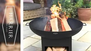 Harrier Fire Pit With Log Storage