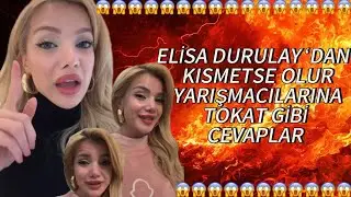 ELİSA DURULAY KAVGA ETTİ! SON DAKİKA KISMETSE OLUR YARIŞMACILARI İLE KAOS! (AÇIKLAMA) #kısmetseolur 