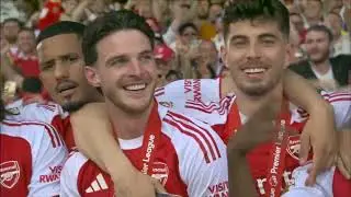 Arsenal celebration on 