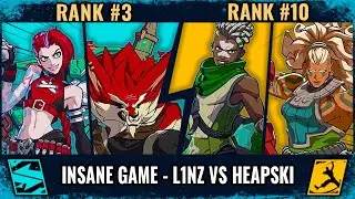 INSANE GAME - L1Nz vs Heapski – [Rank #3] Warwick Jinx VS Ekko Illaoi [Rank #10] | 2XKO