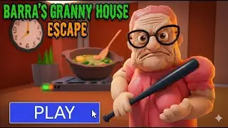 ESCAPING BARRA’S GRANNY HOUSE… SHE GOT ANGRY 😱 (Roblox)
