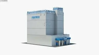 Fortress Museum Quality Storage 3D model by 3DModels.org