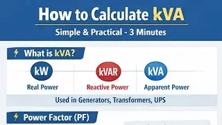 How to Calculate kVA &ndash; Simple and Practical