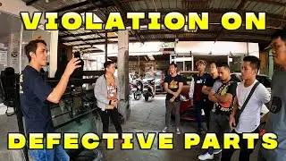 Violation on Defective Parts of the Vehicle