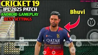 CRICKET 19 LATEST PATCH ANDROID GAMEPLAY | IPL 2026 | T20 WORLD CUP | LATEST SQUAD | #cricket19 