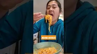 Mukbang! #buldaknoodles #mukbang #pinoymukbang #foodie #buldak #koreannoodles