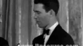 James Stewart winning his Oscar for 