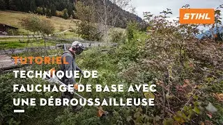 Tutoriel d&eacute;broussailleuse n&deg; 9 &ndash; Technique de fauchage de base