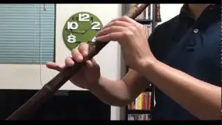 卷珠帘&mdash;紫竹箫&mdash;G調&mdash;Bamboo Flute&mdash;Nan Xiao&mdash;Key G