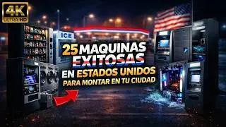 25 Maquinas y NEGOCIOS únicos  AMERICANOS para MONTAR PRIMERO EN TU PAIS