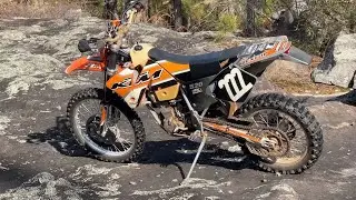 KTM Day EXC 520 Diamond Ride Moon Rock #ktmexc520 #ktmexc  #ktm #ktmracing