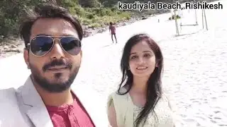kaudiyala beach rishikesh😍 #trending #rishikesh #kaudiyalabeach #haridwar #preweddingdestination
