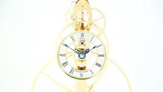 Great Wheel Skeleton Finished in Gold