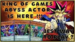 ABYSS ACTOR DECK DUEL LINKS KING OF GAMES DECK LIST
