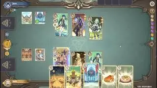 Satisfying Moment With Cyno's Combo !! || Genius Invokation TCG (Genshin Impact Aurum's Gameplay