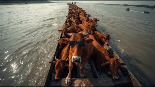 cow unloading, cow videos, cow video, animal, big cow, goru hamba cow