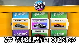 I Opened 200 Wheelspins In Forza Horizon 5!
