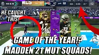 GAME OF THE YEAR! Madden 21 Mut Squads!