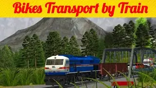 Bikes Transport by Train l Indian Train l @Diamond Gamics  #diamondgamics  #train #indianrailways
