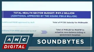 Suansing: Total PhilHealth subsidy in House-approved 2026 budget reaches P113-B | ANC
