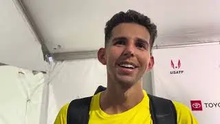 Grant Fisher Finishes 2nd in USATF 10,000m [Interview]