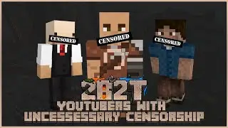 2b2t YouTubers with unnecessary censorship (FitMC, SalC1 & BarrenDome)