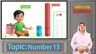 Math 4+ | Number 13 for Parents | Help Your Child Learn at Home