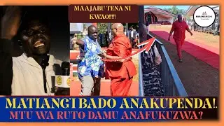 RUTO HAS STARTED REJECTING HIS OWN PEOPLE, COSMO CHOI MTU WAKE DAMU ANAFUKUZWA ASIMPOKEE KWAO KISII.