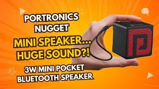 Tiny But LOUD! Portronics Nugget Mini Bluetooth Speaker Review | 4 Hours Playtime Test