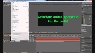After Effect - Creating Audio Spectrum