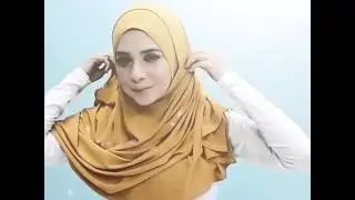 Instant shawl 2 muka tutorial by Alya Sarah