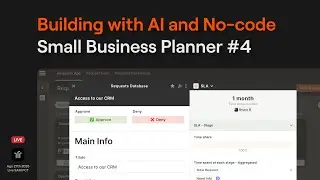 Small Business Planner #4: Build with AI and No-Code | Live Tutorial