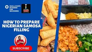 How to Prepare Nigerian Samosa Filling | How to Make Samosa Filling #Samosa #smallchops
