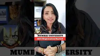 MUMBAI UNIVERSITY 2025 ADMISSION REGISTRATION STARTED #mediamentor
