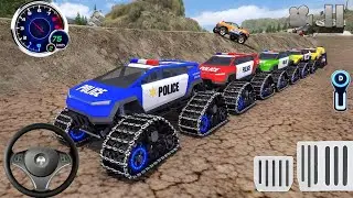 Juegos De Carros - Police Monster Truck Impossilbe Driver #9 - US Car Stunts Racing Android Gameplay