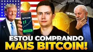 🚨 RISCO BRASIL SUBIU! ESTOU COMPRANDO MAIS BITCOIN! (Aprenda a investir na pr&aacute;tica)