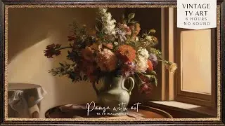 Vintage Frame TV Art Cozy Ambient | Relax Wallpaper for TV | TV Art Background