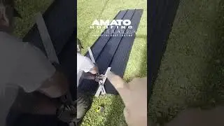 Amato Roofing - How to cut  a valley on a metal roof