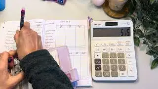 1. Wochenabschluss im April #umschlagmethode #budgetplan