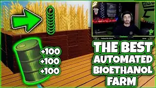 Как построить автоматическую биоэтанольную/пшеничную ферму! (ОБНОВЛЕНО) | 8 полей в одном месте! ...